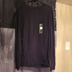 George Men's Dark Navy Long Sleeve Tee